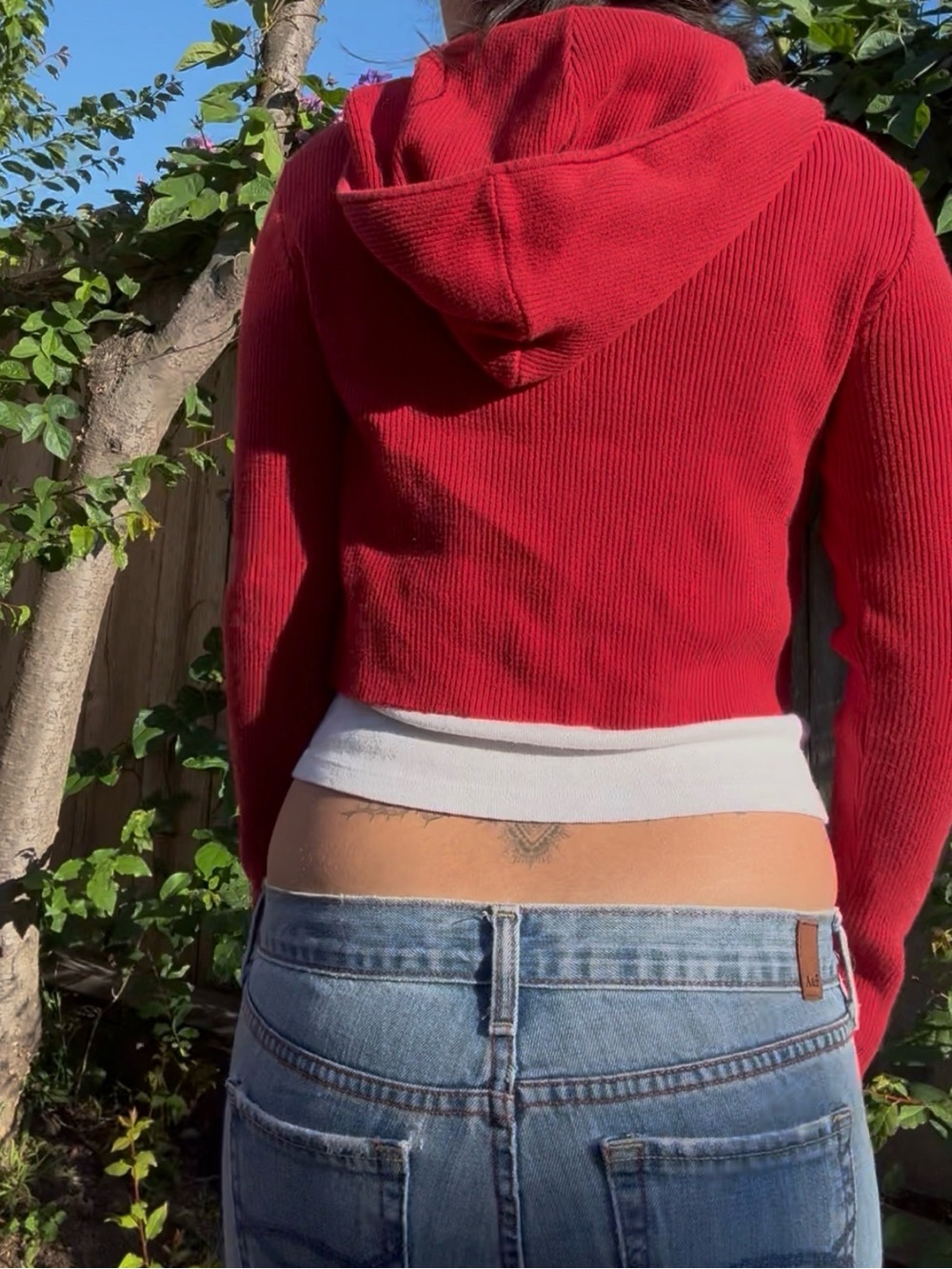 Red zip up - Picture 2 of 2